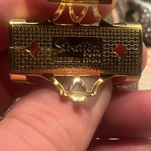 Stratton vintage lipstick holder with mirror made in England